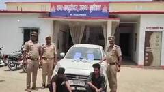 कुशीनगर पुलिस के हत्थे चढ़े चार शातिर बदमाश, एनकाउंटर में दो के पैर लगी गोली