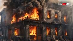 गोरखपुर में किराना व्यापारी के घर शॉर्ट सर्किट से लगी आग, 7 झुलसे, 2 बच्चों की मौत