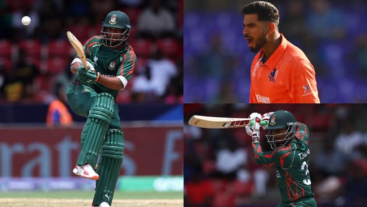 BAN vs NED: बांग्लादेश ने बल्लेबाजी में दिखाया दम, शाकिब अल हसन की जोरदार फिफ्टी; नीदरलैंड्स को दिया 160 का लक्ष्य