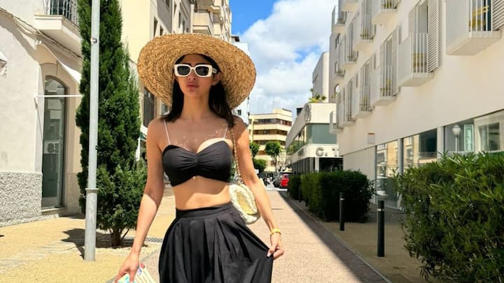 Mouni Roy is in Ibiza. The 'Brahmastra' actor's summer break has found herself in different parts of the world. Currently, the actor is setting Ibiza on fire with some daring pictures