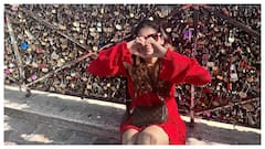 Arti Singh Puts Love Lock She Bought 5 Years Back At Pont des Arts Bridge In Paris - See Pics