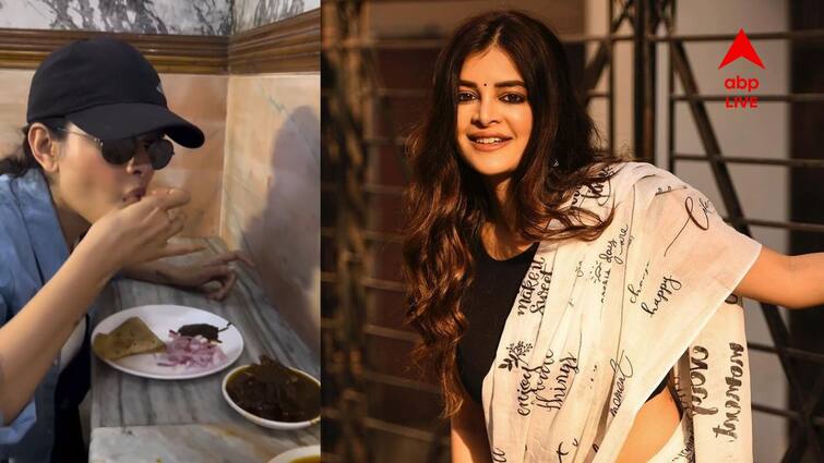 Madhumita Sarcar Delves Into Golbari Kasha Mangsho while shooting near the famous joint posts video Madhumita Sarcar: শ্যুটিংয়ের ফাঁকে মজলেন গোলবাড়ির কষা মাংসে, 'লোভনীয়' ভিডিও পোস্ট মধুমিতার