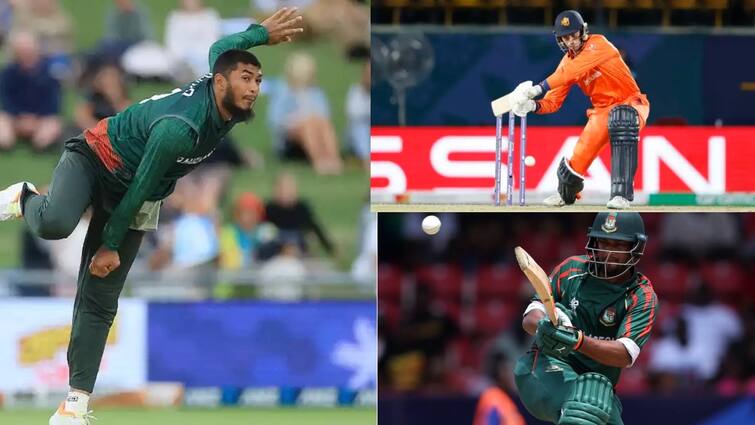 bangladesh defeat netherlands by 25 runs shakib al hasan fifty tanzid hasan t20 world cup 2024 ned vs ban BAN vs NED: पहले शाकिब की फिफ्टी, फिर गेंदबाजों ने बरपाया कहर; बांग्लादेश ने नीदरलैंड्स को 25 रन से रौंदा