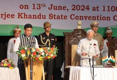 BJP's Pema Khandu Sworn In As Arunachal Pradesh CM, Amit Shah, Nadda In Attendance —IN PICS