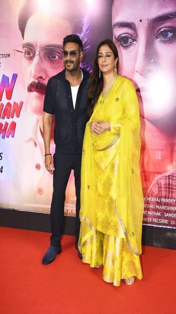 Tabu, Ajay Devgn Look Dapper At 'Auron Mein Kahan Dum Tha' Trailer Launch