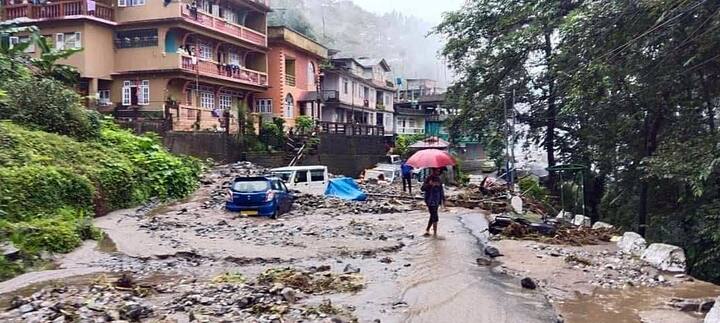Heavy rains have caused widespread havoc in Sikkim leading to massive landslides and flooding in the Teesta river. (Image Source: X/@HimalayanMailJK)
