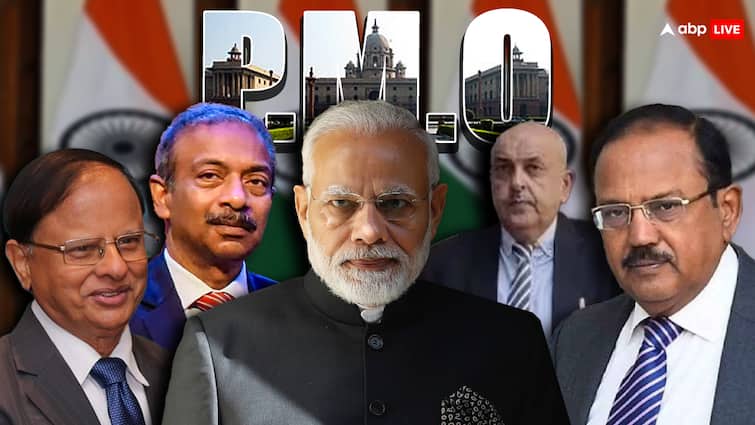 PMO officers full list ajit doval to continue as nsa pk mishra after narendra modi became pm PMO में कौन-कौन, देखें प्रधानमंत्री कार्यालय के अधिकारियों की पूरी लिस्ट