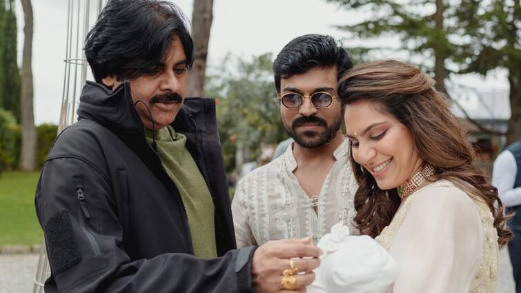 Upasana Konidela shares a picture from oath taking ceremony and refers Pawan Kalyan as Babai Upasana Konidela: పవన్ కళ్యాణ్‌ను బాబాయ్ అంటూ ఉపాసన ట్వీట్ - పెద్ద చర్చే జరుగుతోందిగా!