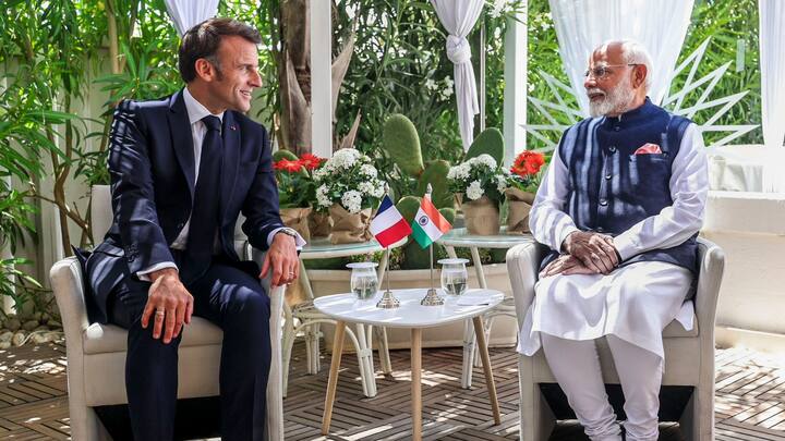 এদিন ফরাসি প্রেসিডেন্ট ইম্যানুয়েল মাকরেঁর সঙ্গে দ্বিপাক্ষিক বৈঠকে বসেন প্রধানমন্ত্রী মোদি। সেখানে ভারত-ফ্রান্সের দ্বিপাক্ষিক সম্পর্ক নিয়ে আলোচনা হয়।