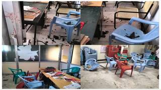 சாதி மறுப்பு திருமணம்:  நெல்லை மார்க்சிஸ்ட் கம்னியூஸ்ட் அலுவலகத்தை சூறையாடிய பெண் வீட்டார்..!