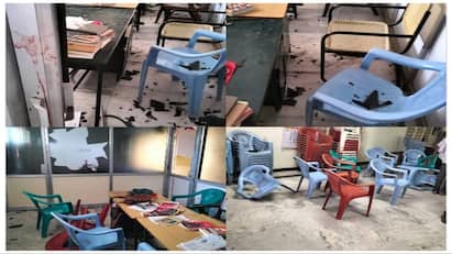 Anti-caste marriage: Womans family ransacks CPI(M) office in Tirunelveli சாதி மறுப்பு திருமணம்:  நெல்லை மார்க்சிஸ்ட் கம்னியூஸ்ட் அலுவலகத்தை சூறையாடிய பெண் வீட்டார்..!