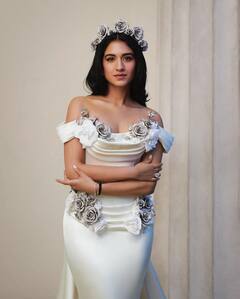 Radhika Merchant Wears Satin Gown And Dress Printed With Anant Ambani's Love Letter At Cruise Festivities - See Pics