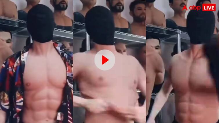 Man made six pack abs in just 2 seconds video goes viral on social media Video: दो सेकेंड में बना लिए सिक्स पैक एब्स, वीडियो देखकर झन्ना जाएगा आपका दिमाग