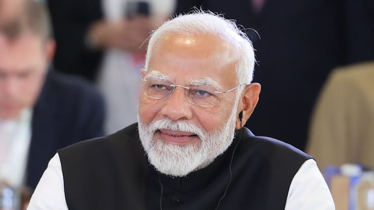 G7 Summit PM Modi India AI Strategy Green Commitment G7 Outreach Session developed India by 2047 Net Zero by 2070 Global South G7 Summit: PM Modi Highlights India's National AI Strategy Initiative, Calls For Collective Efforts To Usher In 'Green Era'