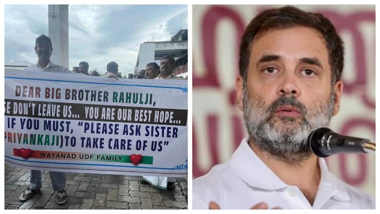 राहुल ने किया इशारा तो वायनाड में मचा हंगामा! 'हमें छोड़कर मत जाइए', लगने लगे पोस्टर