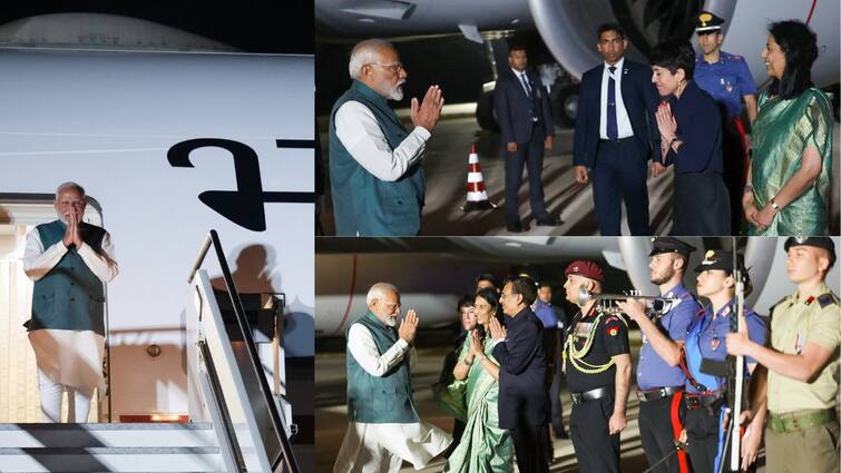 PM Modi arrives in Italy for G7 Summit Outreach meet bilateral talks with world leaders PM Modi  Italy: இத்தாலி சென்றடைந்தார் பிரதமர் மோடி - உற்சாக வரவேற்பு - முக்கிய தலைவர்களை சந்திக்க திட்டம்