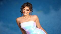 Seerat Kapoor Photo: વ્હાઈટ ઓફ શોલ્ડર ડ્રેસમાં સીરત કપૂરનો ગોર્સિયસ લુક વાયરલ