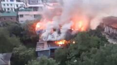 मणिपुर के सीएम एन बीरेन सिंह के बंगले के पास लगी भयंकर आग, सचिवालय परिसर में मचा हड़कंप