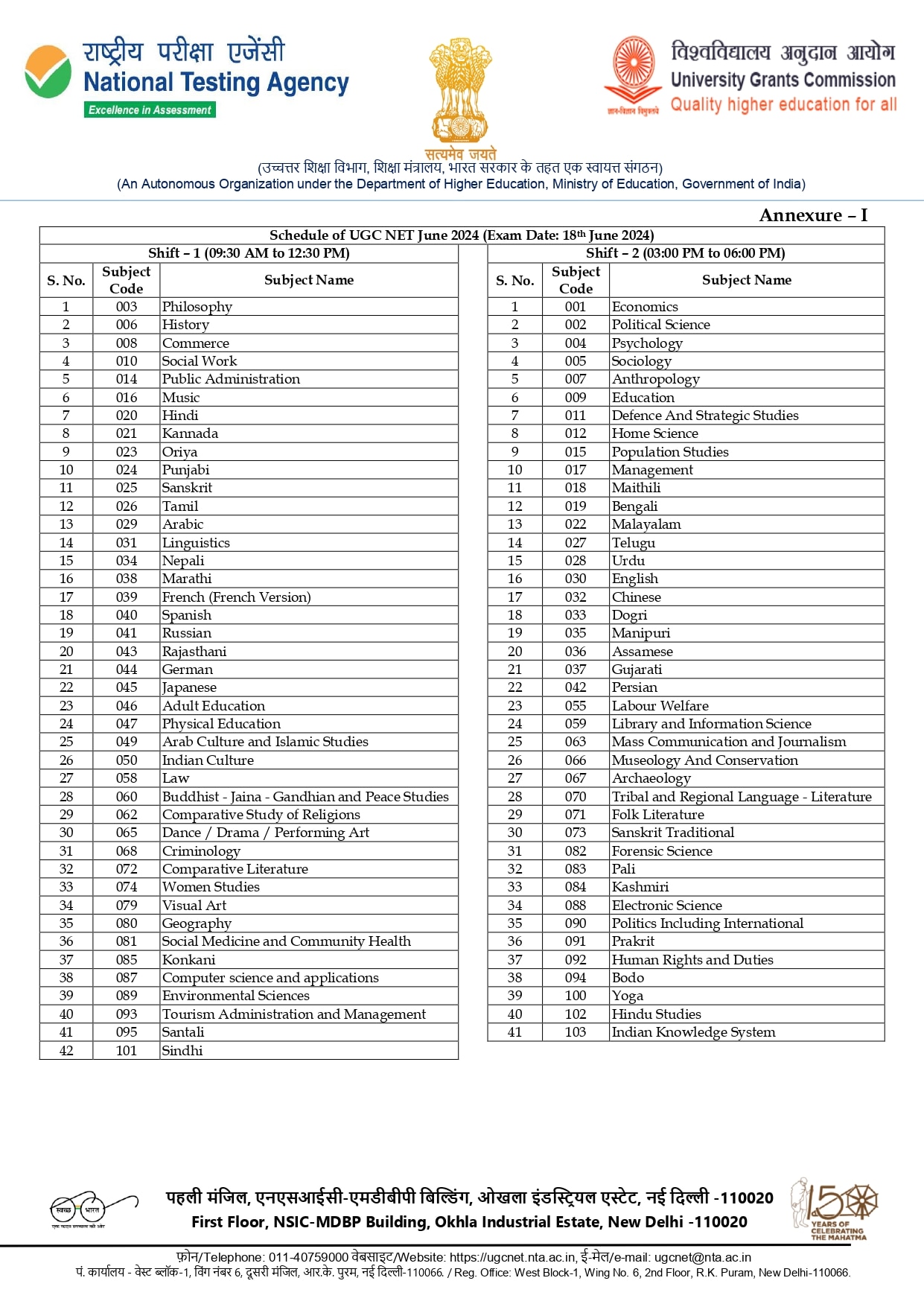 UGC NET Admit Card: యూజీసీ నెట్‌-2024 జూన్ సెషన్ హాల్‌టికెట్లు విడుదల, డౌన్‌లోడ్ చేసుకోండి - పరీక్ష ఎప్పుడంటే?