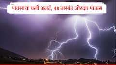 ठाणे, मुंबईत पावसाचा यलो अलर्ट! विदर्भ, मराठवाड्यात पुढील 48 तासात जोरदार पावसाचा इशारा