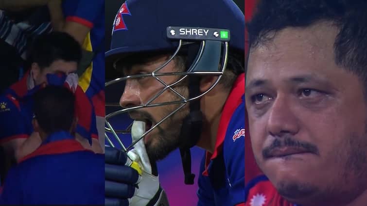 NEP vs SA T20 World Cup 2024 Nepal loss against South Africa broke fans heart and tears in eyes and Super-8 NEP vs SA: नेपाल की हार से फैंस की आंखों में आए आंसू, दक्षिण अफ्रीका ने शिकस्त देकर सुपर-8 का भी सपना तोड़ा
