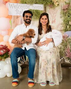 Ram Charan-Upasana: కూతురు క్లింకారతో చరణ్‌, ఉపాసన - క్యూట్‌ ఫోటో వైరల్‌... స్పెషల్‌ ఏంటో తెలుసా?