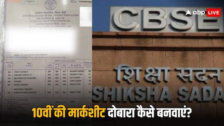 10th class duplicate marksheet procedure follow this process to get it 10वीं की मार्कशीट खो गई है तो दोबारा कैसे बनती है? ये है तरीका
