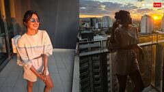 Priyanka Chopra Pics: ढलती शाम के बीच घर की बालकनी में इठलाती दिखीं प्रियंका चोपड़ा, एक्ट्रेस की दिलकश अंदाज पर फिदा हुए फैंस