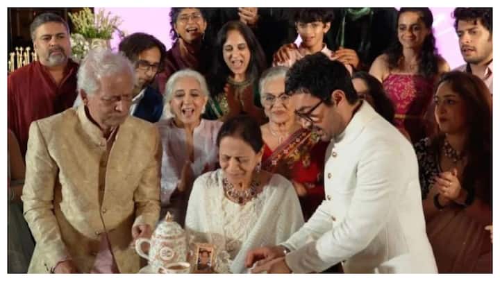 Aamir Khan recently threw a lavish party to celebrate his mother Zeenat Hussain's 90th birthday.
