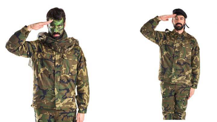 आईपीसी की धारा-140 के मुताबिक अगर कोई यह दिखाने के लिए कि वह आर्म्ड फोर्सेस का हिस्सा है और आर्मी, नेवी या एयरफोर्स की तरह दिखने वाले कपड़े पहनता है तो उसके खिलाफ कार्रवाई हो सकती है. राष्ट्रपति, पीएम, रक्षामंत्री, अफसरों और जवानों के अलावा कोई भी व्यक्ति आर्मी की ड्रेस नहीं पहन सकता है.