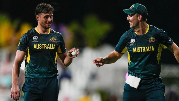 T20 World Cup 2024 AUS vs SCO Australia Defeat Scotland  England Super 8 AUS vs SCO: Australia Defeat Scotland By 5 Wickets Ensuring England's Berth In T20 World Cup 2024 Super 8s
