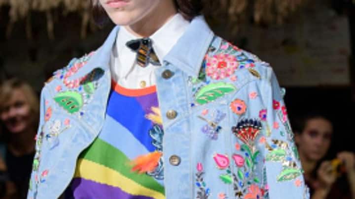 3. Denim dream: Denim is a versatile staple that pairs beautifully with pride colours. Consider wearing a denim jacket or jeans adorned with pride-coloured patchwork or applique. The casual and laid-back nature of denim tones down the vibrancy of pride colours, making the outfit perfect for everyday wear. For a trendy twist, opt for distressed or embellished denim. Another stylish option is pairing denim jeans with a white tee featuring pride-inspired logos and graphics, complemented by heels or boots to achieve a casual chic aesthetic for pride celebrations. (Image source: Special Arrangement )