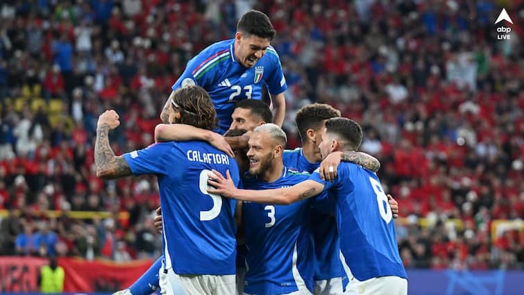 Defending champions Italy begin UEFA Euro 2024 with win vs Albania UEFA Euro 2024: আলবানিয়ার বিরুদ্ধে টানটান লড়াই শেষে জয় দিয়ে ইউরো অভিযান শুরু ইতালির
