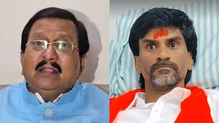 Manoj Jarange Patil reaction to Prakash Shendge warns MLAs who oppose OBC reservation will fall in the Vidhan Sabha Elections Maratha Reservation Maharashtra Marathi News प्रकाश शेंडगे म्हणाले, त्यांचे आमदार 'चुन चुन के गिरायेंगे'; मनोज जरांगे म्हणतात, त्यांना विरोधक मानेल तेव्हा...