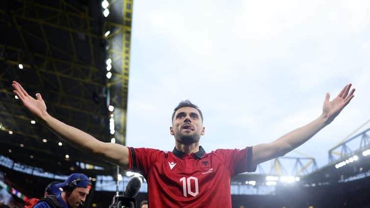 UEFA Euro 2024 European Championship history as Albania star Nedim Bajrami sets new record Italy vs Albania UEFA Euro 2024: யுஇஎஃப்ஏ யூரோ கோப்பை.. 23 வினாடிகளில் முதல் கோல்; வரலாற்று சாதனை படைத்த அல்பேனியா!