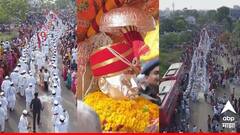 Aashadhi Wari 2024 : 'गण गणात बोते'च्या गजरात संत गजानन महाराजांच्या पालखीचं अकोल्यात आगमन; भक्तांमध्ये उत्साह