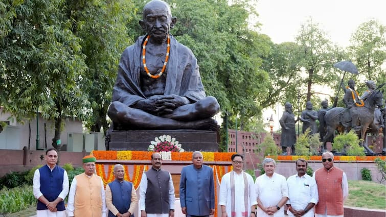 'No Need To Indulge In Politics': OM Birla After Oppn Slams Govt For Relocating Statues At Parliament Complex 'No Need To Indulge In Politics': OM Birla After Oppn Slams Govt For Relocating Statues At Parliament Complex