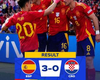 Euro 2024: ਸਪੇਨ ਨੇ ਜਿੱਤ ਨਾਲ ਆਪਣੀ ਮੁਹਿੰਮ ਦੀ ਕੀਤੀ ਸ਼ੁਰੂਆਤ, ਕ੍ਰੋਏਸ਼ੀਆ ਨੂੰ 3-0 ਨਾਲ ਦਿੱਤੀ ਮਾਤ