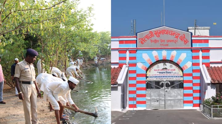 Subhash Chandra Bose Jabalpur Central Jail: जबलपुर सेंट्रल जेल के बंदियों ने जल गंगा संवर्धन अभियान में भाग लिया. पुरुष कैदियों ने तालाब साफ किए, जबकि महिला कैदियों ने जलाभिषेक कलश यात्रा निकाली.