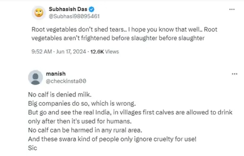 बकरीद पर विवादों में फंसी स्वरा भास्कर! वेजिटेरियन लोगों को ज्ञान देना पड़ गया भारी, कहा- 'गायों को जबरन गर्भवती..