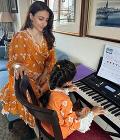 Soha Ali Khan Twins With Daughter Inaaya To Celebrate Eid Al-Adha, See Pics