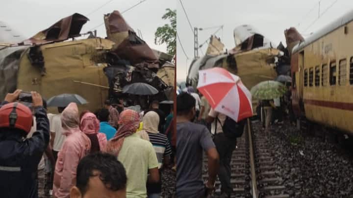 A goods train has rammed into the Kanchanjunga Express train in Darjeeling district, West Bengal.