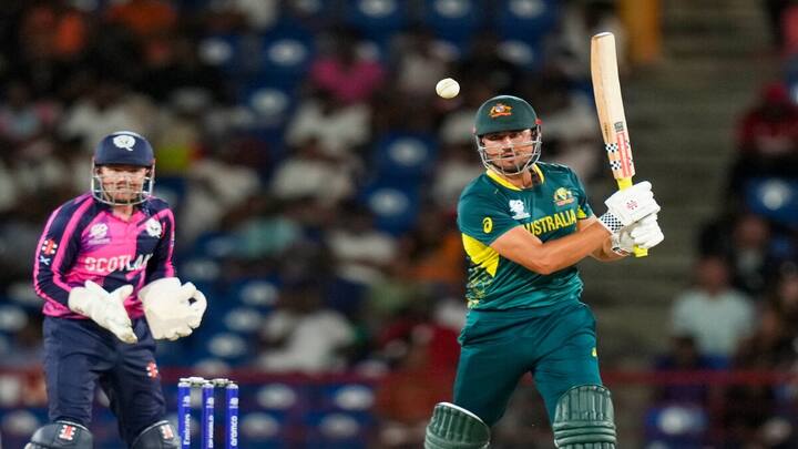 Australia's Marcus Stoinis is the second highest run-scorer in T20 World Cup 2024 so far with 156 runs from 3 innings.  (Image Source: PTI)