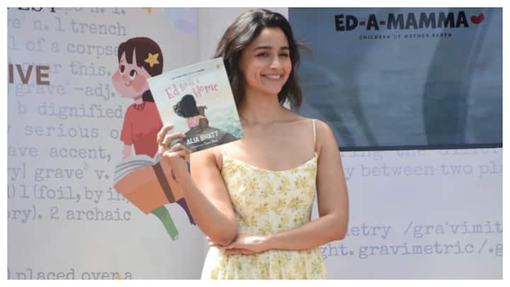 Actor-producer Alia Bhatt has turned author with 