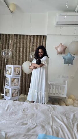 They informed their fans about the arrival of their son.