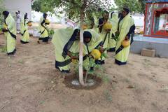 जबलपुर सेंट्रल जेल में जल बचाने की मुहिम, बंदियों ने की तालाब की सफाई