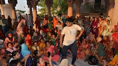 गंगा दशहरा पर भरतपुर के श्रीबांके बिहारी मंदिर में उमड़ी भीड़, पतंगों की झांकी बनी आकर्षण का केंद्र