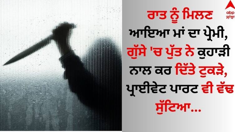 Punjab Crime Mother's lover came to visit at night, in angry son cut pieces with is, also cut private part Punjab Crime: ਰਾਤ ਨੂੰ ਮਿਲਣ ਆਇਆ ਮਾਂ ਦਾ ਪ੍ਰੇਮੀ, ਗੁੱਸੇ 'ਚ ਪੁੱਤ ਨੇ ਕੁਹਾੜੀ ਨਾਲ ਕਰ ਦਿੱਤੇ ਟੁਕੜੇ, ਪ੍ਰਾਈਵੇਟ ਪਾਰਟ ਵੀ ਵੱਢ ਸੁੱਟਿਆ