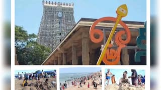 திருச்செந்தூர் கடற்கரையில் மணல் குளியல் எடுத்த பக்தர்கள்- அறிவியல் பூர்வமாக உடலுக்கு ஆரோக்கியம்