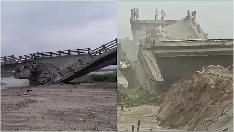 Bihar: Portion Of Bridge Over Bakra River Collapses In Araria — WATCH